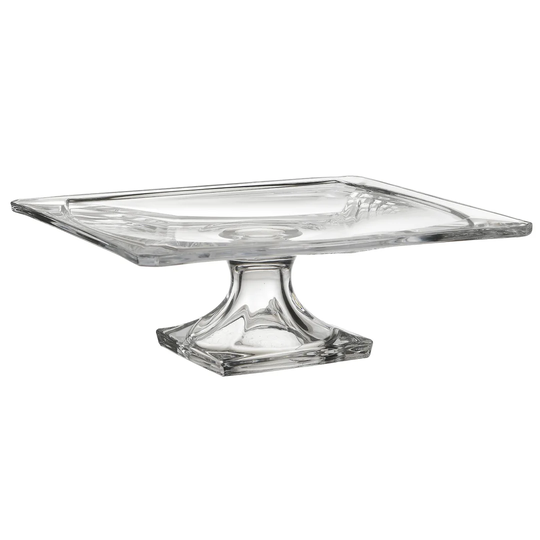 GLASS CAKE PLATE CLEAR 30?30?11