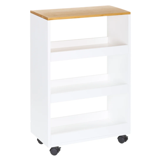 Alsafi Wood Kitchen Trolley