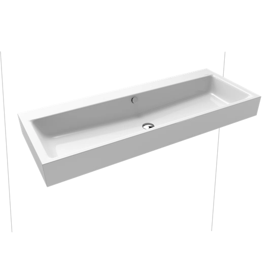 Puro Black Steel Enamel Rectangular Wall Mount Bathroom Sink