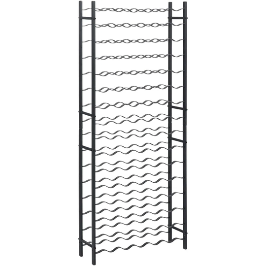 Wine Rack For 96 Bottles Wine Storage Cabinet Bottle Holder Wine Rack Freestanding Display Holder Shelf Kitchen Indoor Black Iron