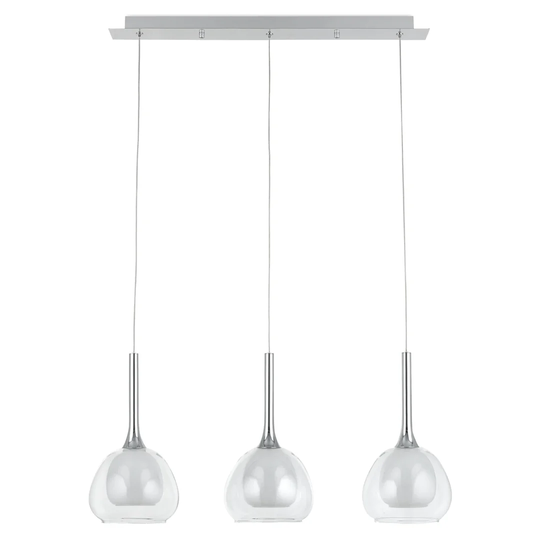 Glenfield 3 - Light Kitchen Island Teardrop Pendant