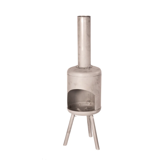 Laurey Steel Wood Burning Outdoor Chiminea