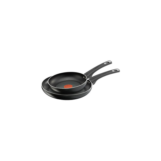 Jamie Oliver Tefal Non-Stick Frying Pans Set 20cm & 26cm Black