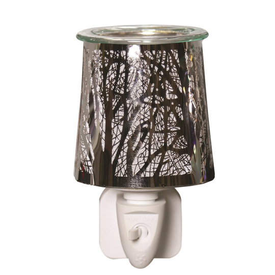 Aroma Wax Melt Burner Plug In - Metal Forest