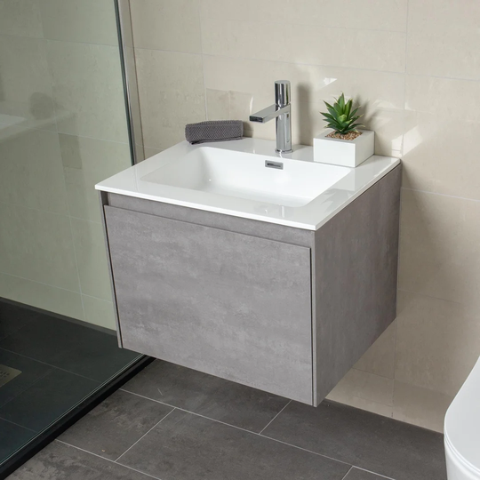 Cho 600mm Wall Hung Single Vanity Unit