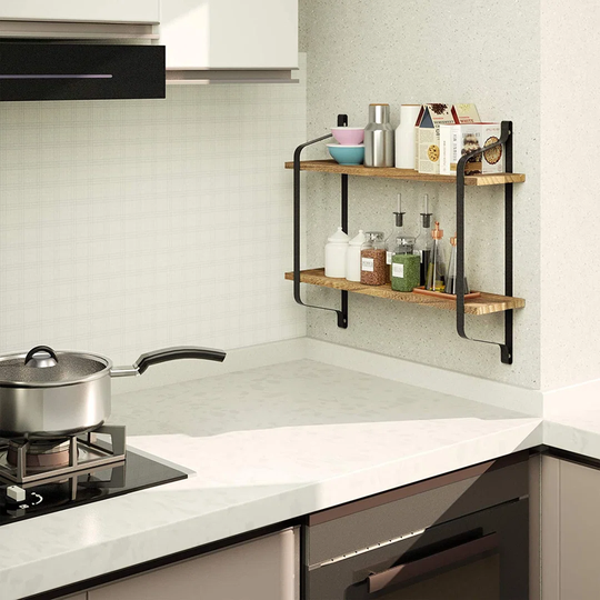 Rustic Floating Shelves