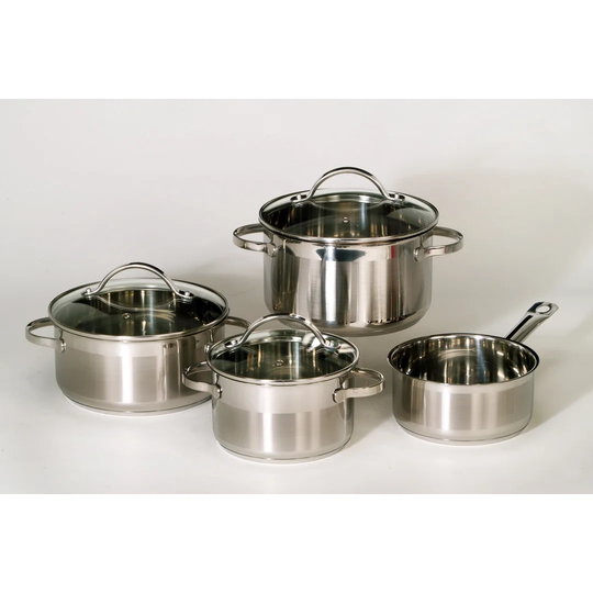 Evolution Ohio 4 Piece Stainless Steel Cookware Set