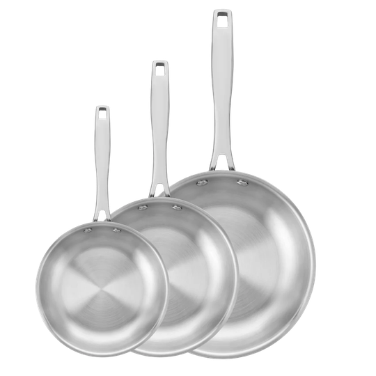 Tramontina Grano 3-PLY Stainless Steel 3 Piece Frying Pan