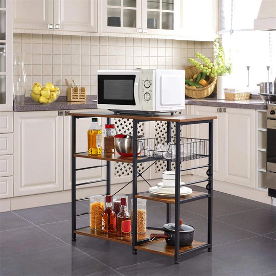 Centerburg 35.43" Iron Standard Baker's Rack