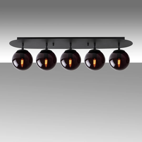 Emberto 5-Light Kitchen Island Linear Pendant