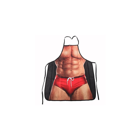 ABCTen Sexy Funny Novelty Kitchen Apron Cooking BBQ Grilling Baking Party Muscle Man Apron For Men Gift