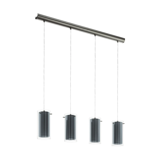 Dhruvah 4-Light Kitchen Island Cylinder Pendant