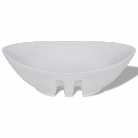 Marinette Ceramic Oval Bathroom Sink