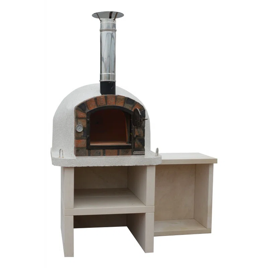 Premier Wood Burning Pizza Oven with Side Table