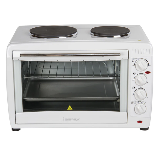 45L Electric Mini Oven Double Hotplates