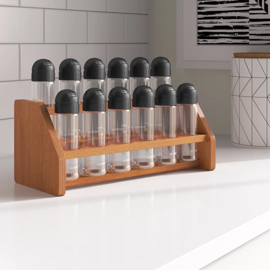 12-Jar Free-Standing Spice Rack
