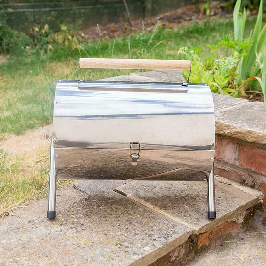 Ahlyvia Dakota Fields 2 - Burner Portable Liquid Propane Infrared Gas and Charcoal Grill