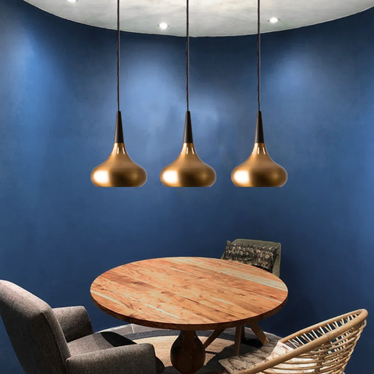 Ajourni 3 - Light Kitchen Island Geometric Pendant