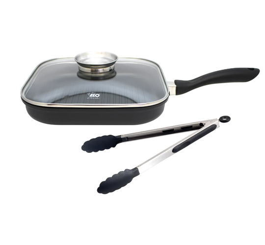 Alucast 28cm Non-Stick Grill Pan