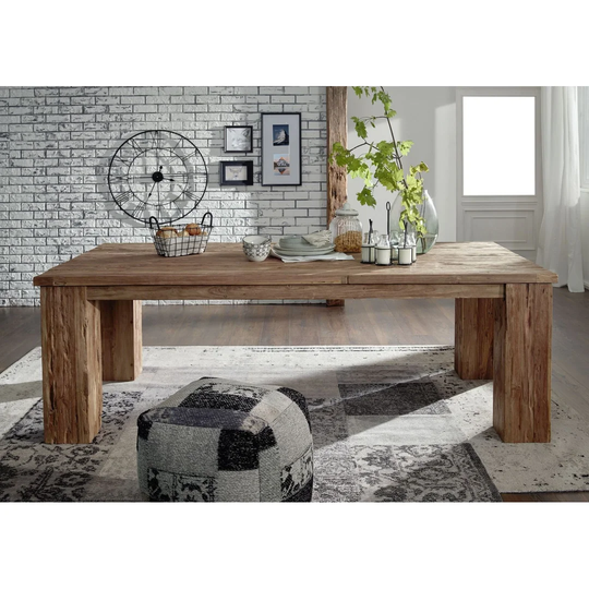 Bassano 110 Cm Teak Solid Wood Dining Table