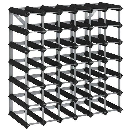 Belfry Kitchen Wine Rack For 42 Bottles Black Solid Pine Wood