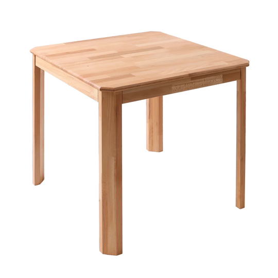 Schneck 75 Cm Beech Solid Wood Dining Table