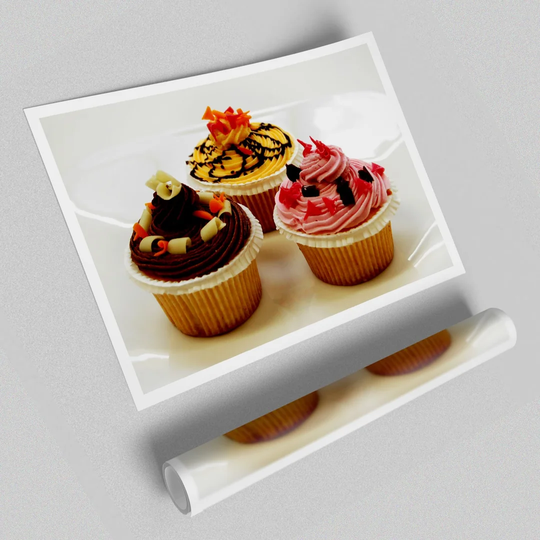 Cupcake Trio - Photograph Print on Paper