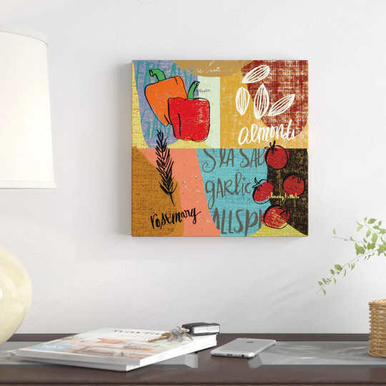 Pantry Sampler III by Cheryl Warrick - Unframed Graphic Art Print on Canvas