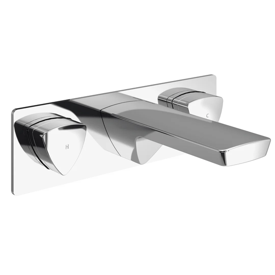 Bright Wall Mounted Basin Mixer