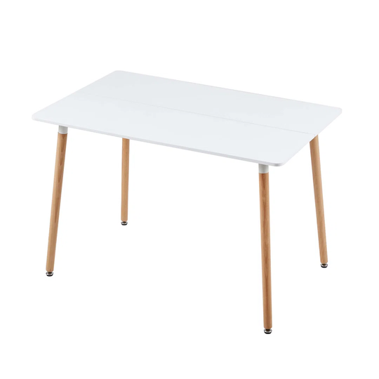 110Cm Rentangle Dining Table With Adjustable Foot Pad