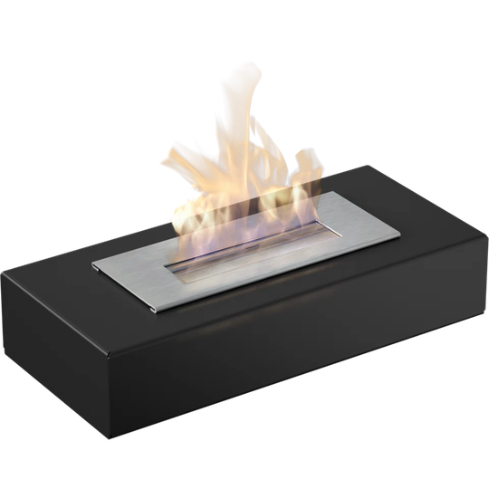 Tabletop Ethanol Fireplace India Mini Black