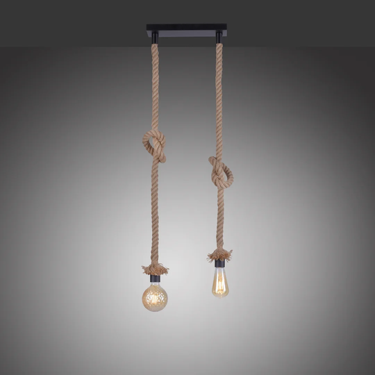 Darren 2-Light Kitchen Island Bulb Pendant