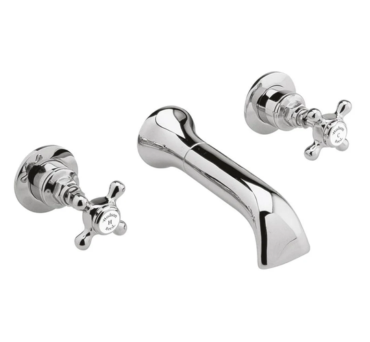 Topaz Wall Mounted Bath Taps