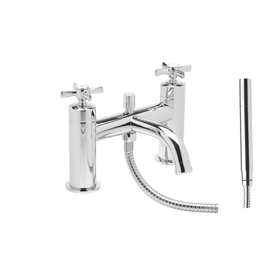 Cheltenham Deck Mounted Bath Shower Mixer