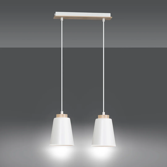 Bauman 2 - Light Kitchen Island Cone Pendant