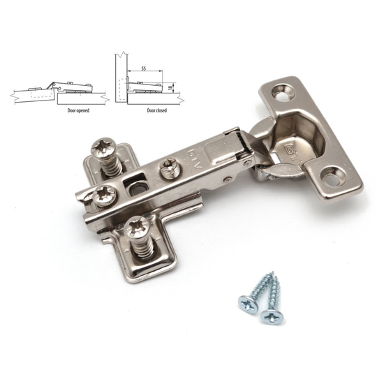 26mm KITCHEN CABINET CUPBOARD WARDROBE STANDARD HINGES FULL OVERLAY DOOR EU