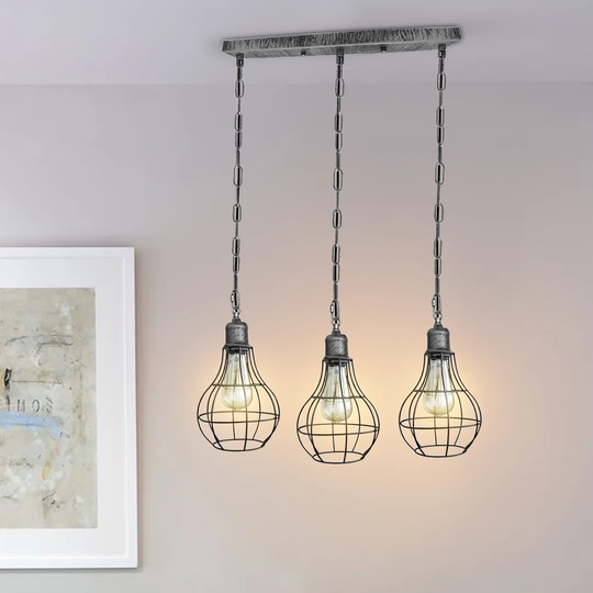 Warrenup 3-Light Kitchen Island Geometric Pendant