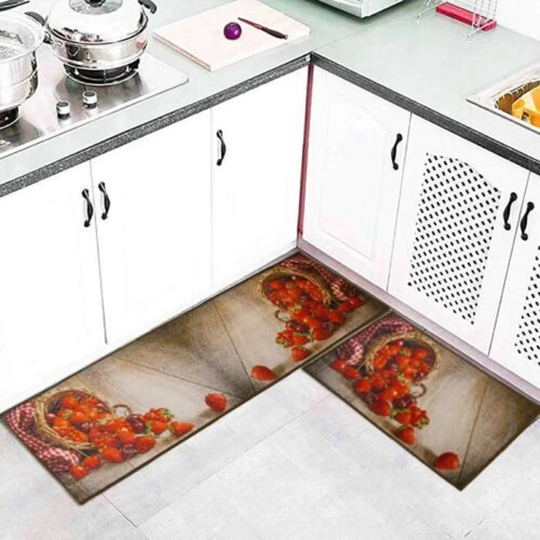 Kalel Fruit Printed Kitchen Mat