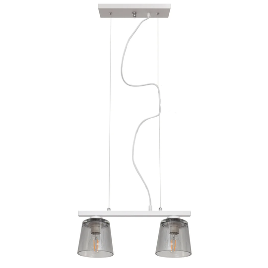 Harpersville 2-Light Kitchen Island Jar Pendant