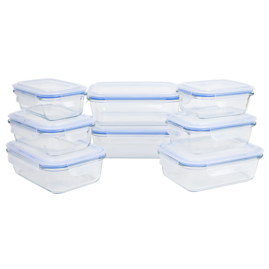 8 Piece 370ml Kitchen Canister & Storage Jars Set