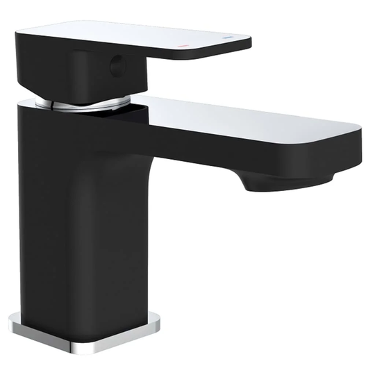 Schütte Basin Mixer Madasgaskar Chrome and Matt Black