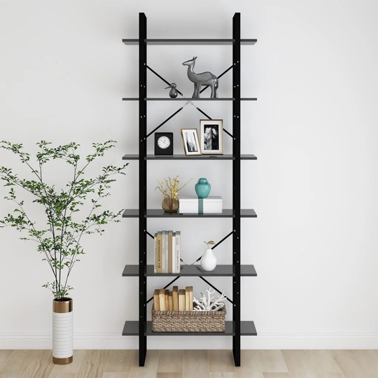 High Cabinet Gray 80X30x210 Cm Chipboard