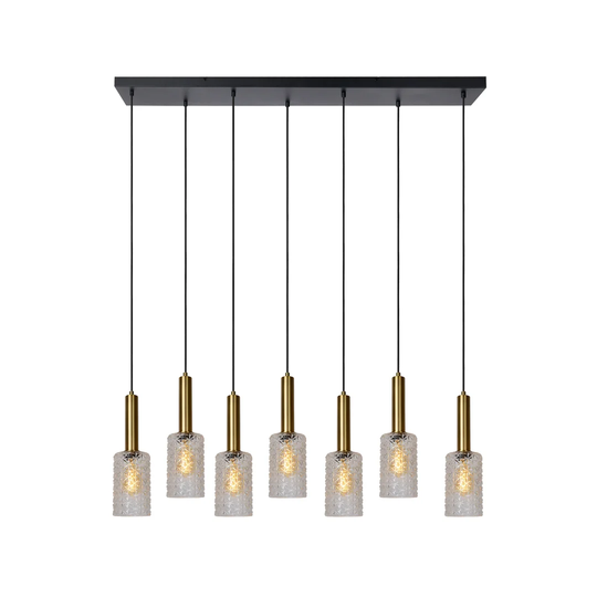 7-Light Kitchen Island Cylinder Pendant