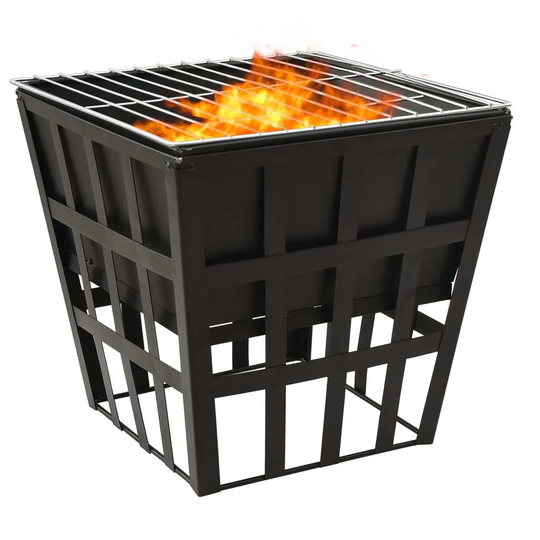 Adael 48Cm H x 34Cm W Steel Wood Burning Outdoor Fire Pit