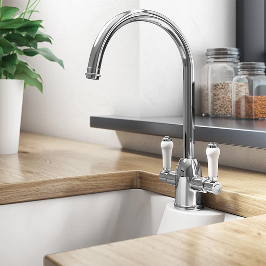 Jerem Twin Lever Monobloc Tap