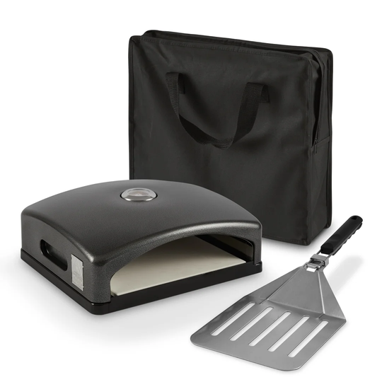 Tower T978517 Pizzazz Pizza Box with Paddle and Carry Bag, Suitable for 10" Pizzas Black