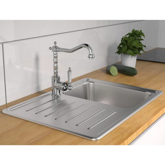 Schütte Sink Mixer with High Spout Old Style Chrome