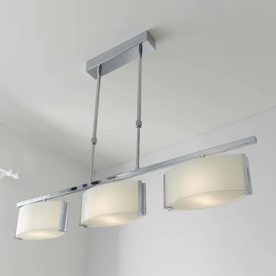 Natalee 3 - Light Kitchen Island Linear Pendant