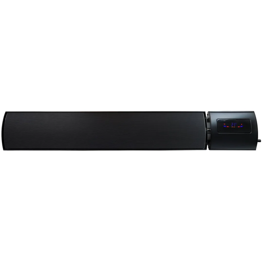 1800W Helios Wi-Fi Remote Controllable Infrared Bar Heater Black