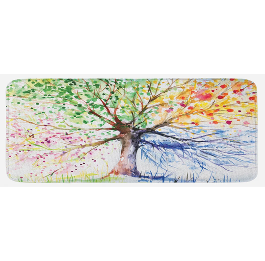 Sarahi Tree 4 Seasons Kitchen Mat